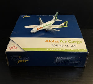 GeminiJets 1:400 Aloha Air Cargo Boeing 737-200 N842AL GJAAH1139 Scale Model