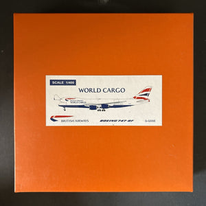 JC Wings 1:400 British Airways Boeing 747-8F G-GSSE EW4748008 World Cargo Model