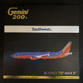 GeminiJets 1:200 Southwest Airlines Boeing 737 MAX 8 N872CB G2SWA1217 Model