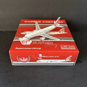 Phoenix Models 1:400 Virgin Australia Airbus A320 VH-YUD Diecast Scale Model