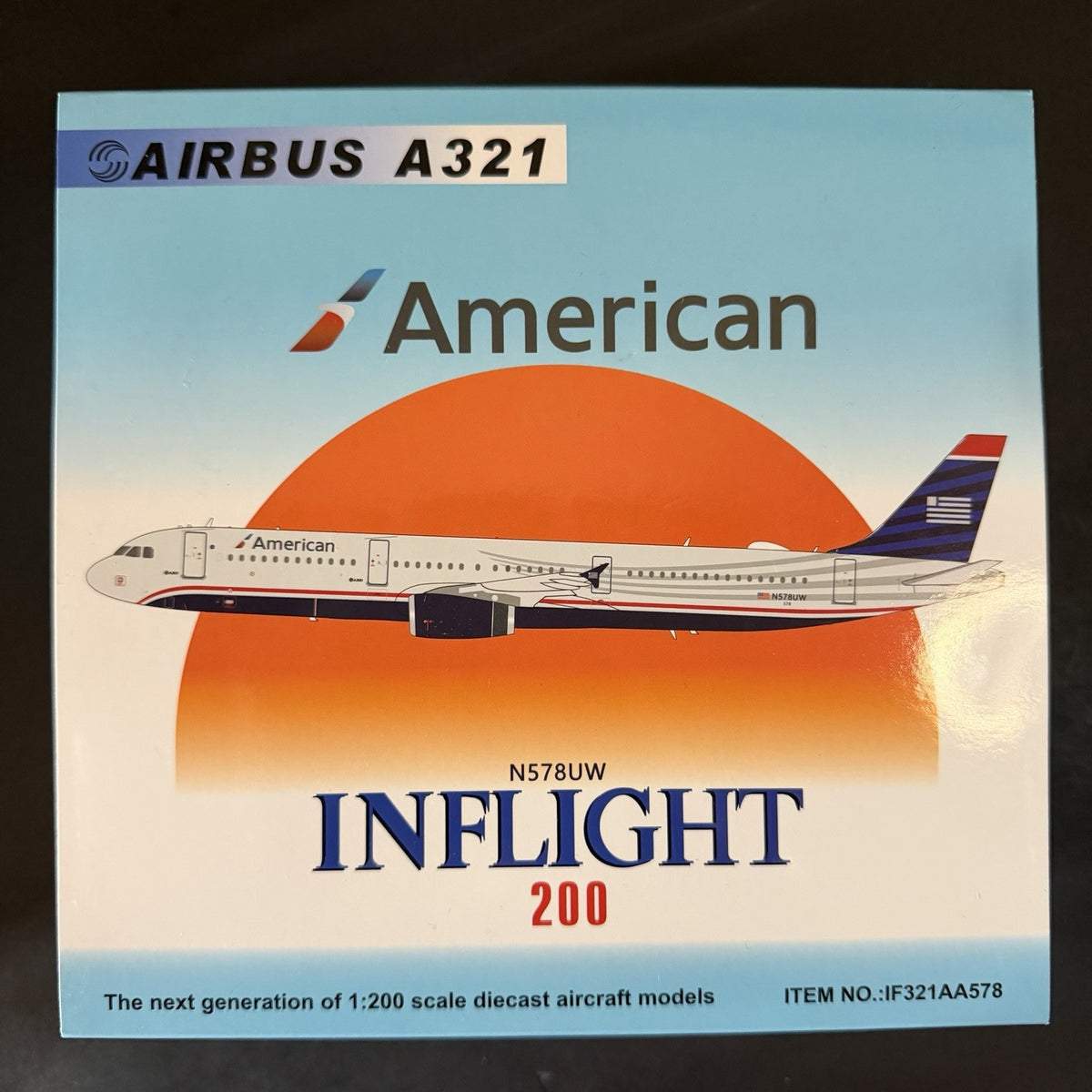 Inflight200 1:200 American Airlines Airbus A321-200 N578UW IF321AA578 US Airways