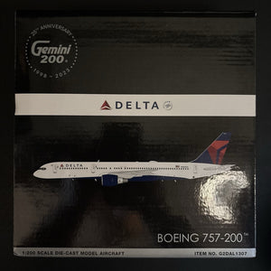 GeminiJets 1:200 Delta Air Lines Boeing 757-200 N683DA G2DAL1307 Scale Model