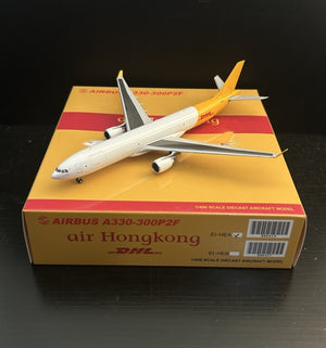 JC Wings 1:400 air Hongkong DHL Airbus A330-300P2F EI-HEA JCW4419 Airplane Model