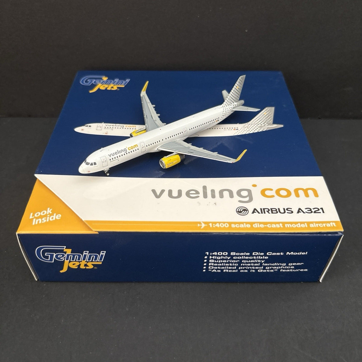 GeminiJets 1:400 Vueling Airbus A321 EC-MLM GJVLG1683 Diecast Scale Model Plane