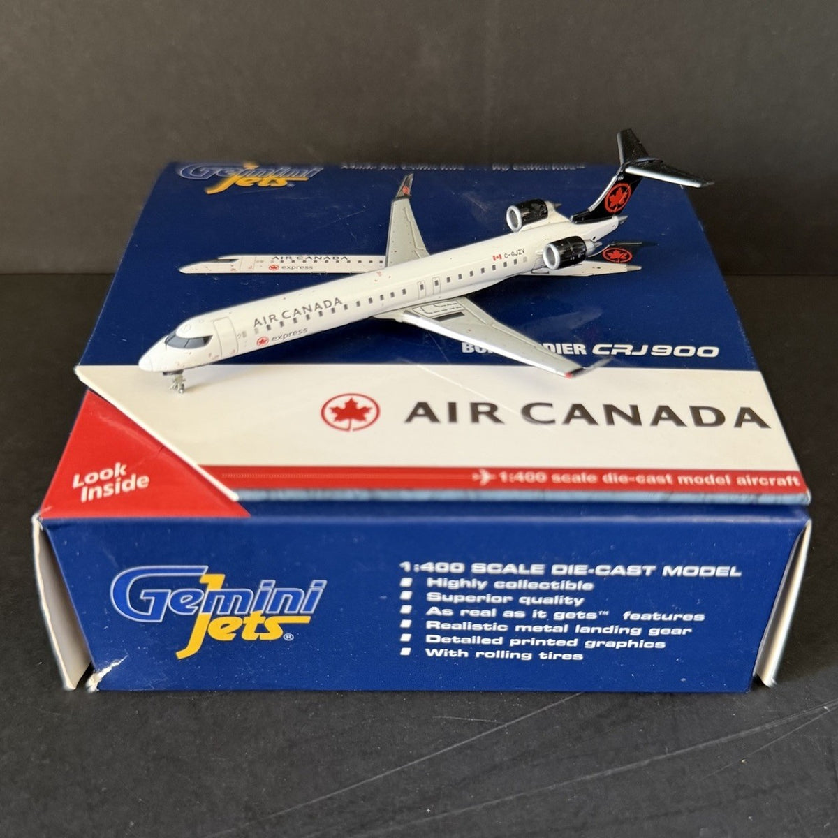 GeminiJets 1:400 Air Canada Express Bombardier CRJ-900 C-GJZV GJACA1675 Model