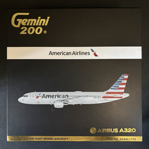 GeminiJets 1:200 American Airlines Airbus A320 N103US G2AAL1103 Scale Model