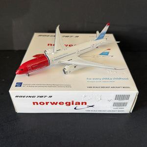 JC Wings 1:400 Norwegian Boeing 787-9 G-CKLZ JC4NAX027 XX4027 Scale Model Plane