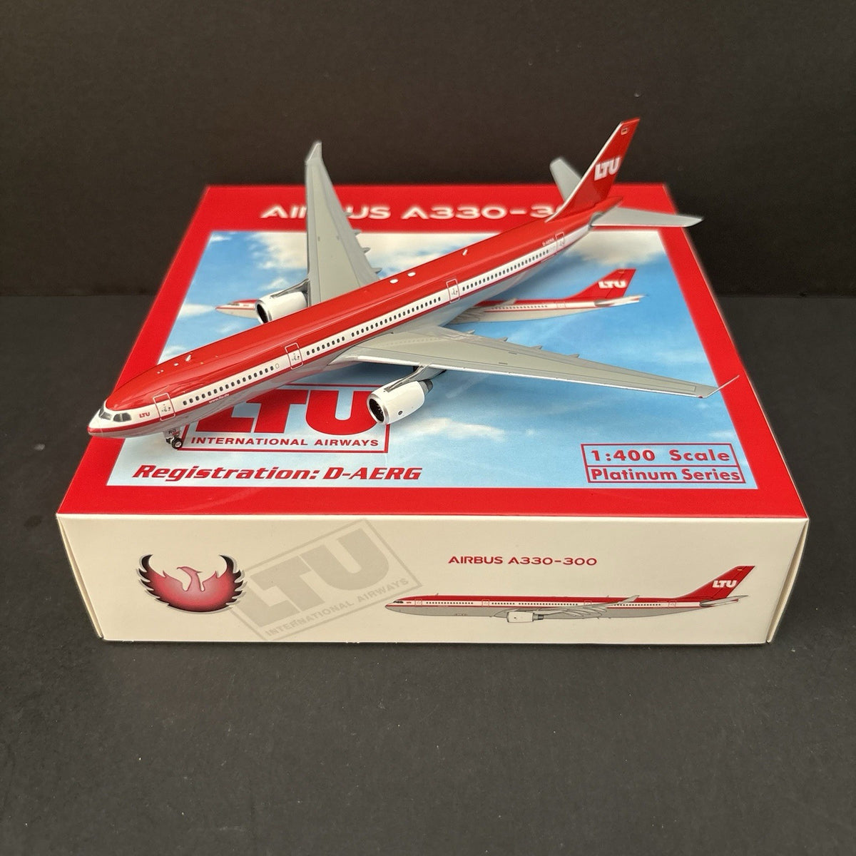 Phoenix Model 1:400 LTU Airbus A330-300 D-AERG 11827 PH4LTU2436 Scale Diecast