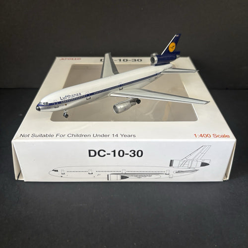 Apollo Models 1:400 Lufthansa McDonnell Douglas DC-10-30 D-ADKO A13018 Diecast