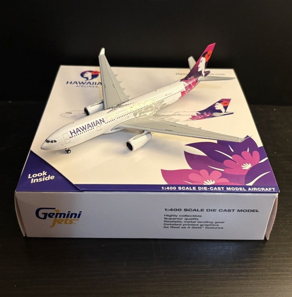 GeminiJets 1:400 Hawaiian Airlines Airbus A330-200 N388HA GJHAL1929 Model Plane