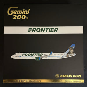 GeminiJets 1:200 Frontier Airbus A321 N704FR Virginia The Wolf G2FFT972 Model