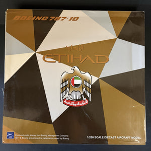 JC Wings 1:200 Etihad Airways Boeing 787-10 JC2ETD067 A6-BMA Scale Model Diecast