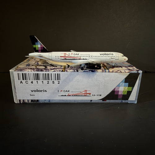 Aeroclassics 1:400 Volaris Airbus A320-200 XA-VOM AC411252 Oakland Airport Model