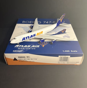 Phoenix Model 1:400 Atlas Air Cargo Boeing 747-8F N856GT Scale Diecast 04440
