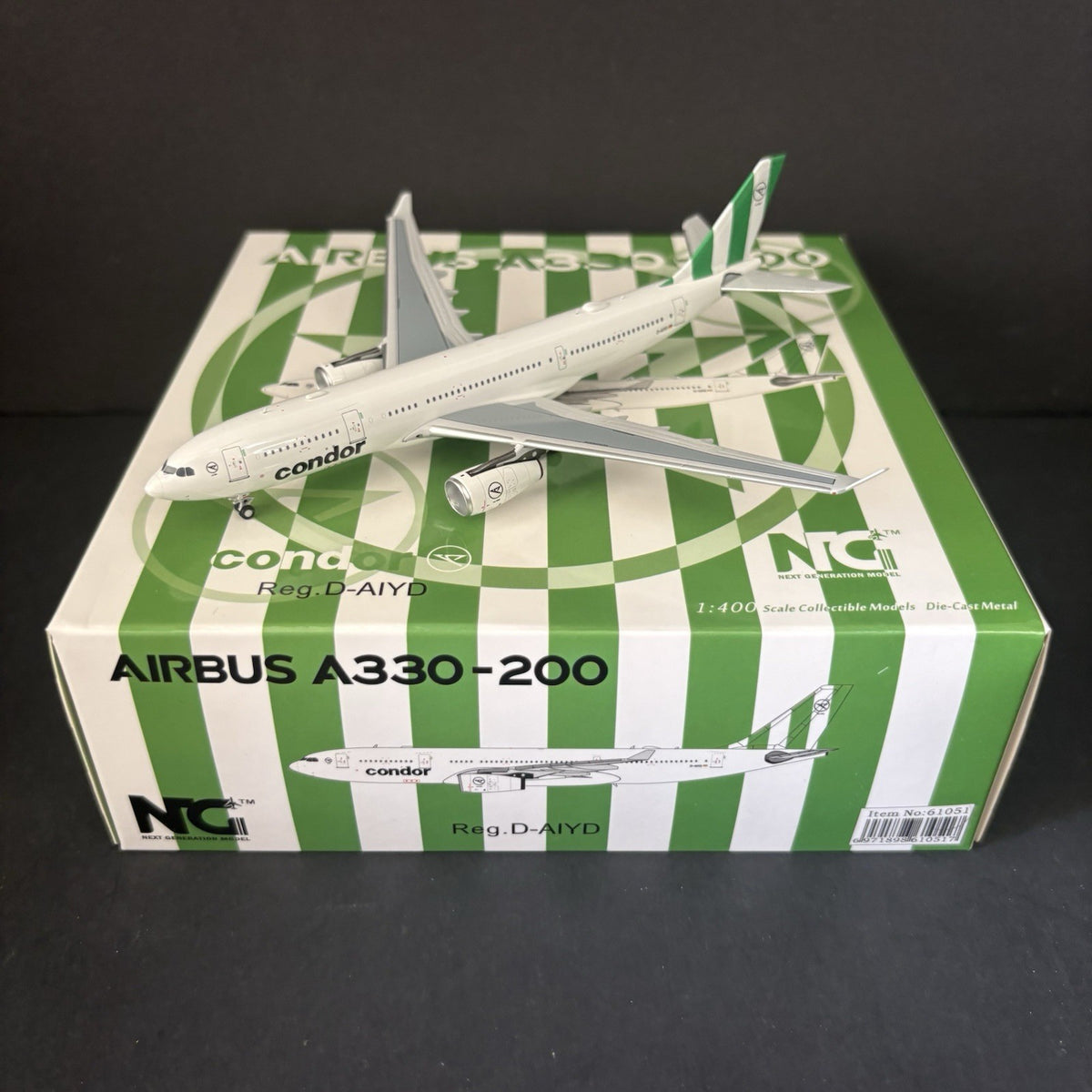 NG Models 1:400 Condor Airbus A330-200 D-AIYD 61051 Scale Diecast Airplane