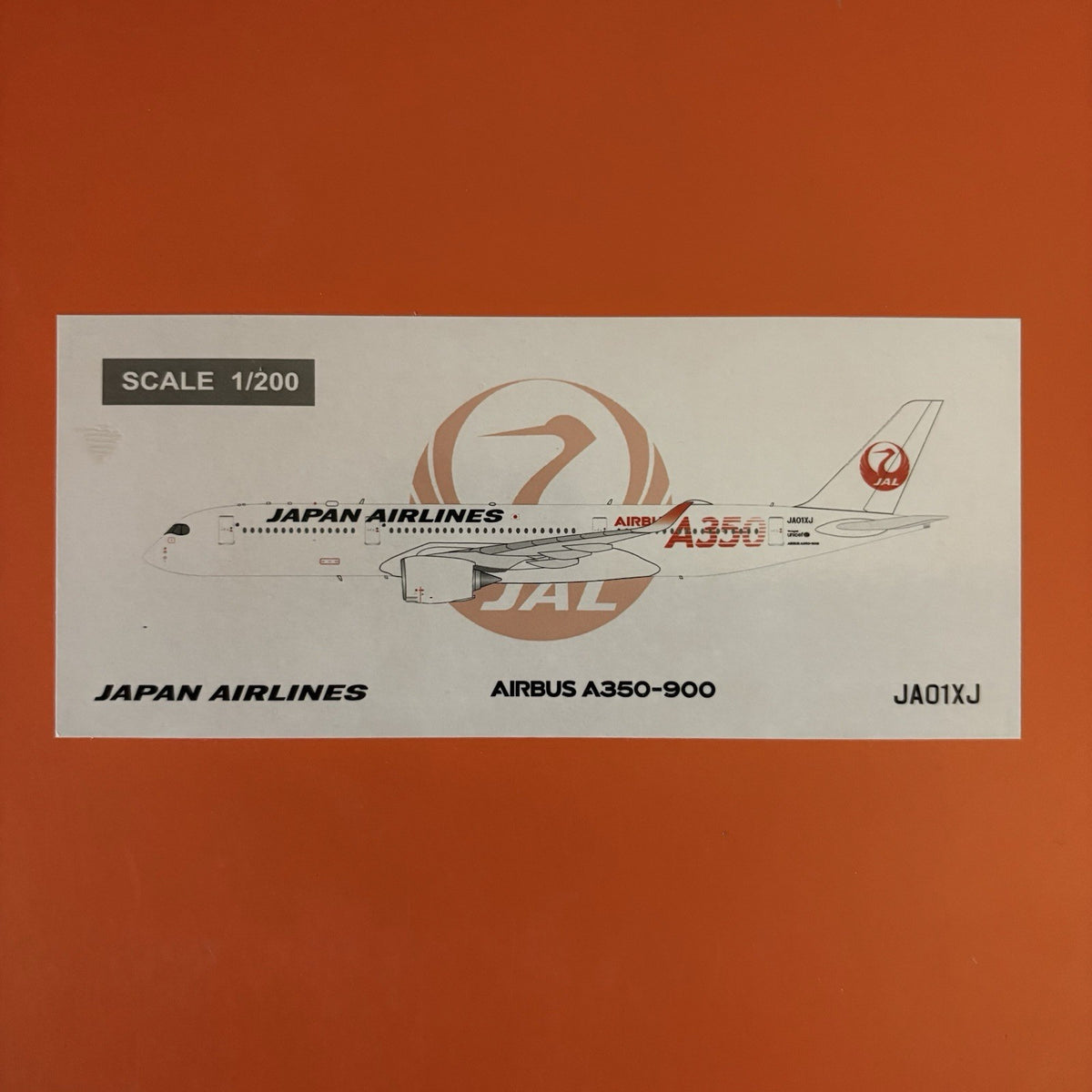 JC Wings 1:200 Japan Airlines JAL Airbus A350-900 JA01XJ EW2359001 Scale Model