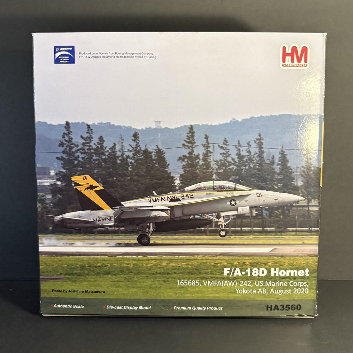 Hobby Master 1:72 USMC F/A-18D Hornet VMFA(AW)-242 Bats Yokota AB HA3560 Model