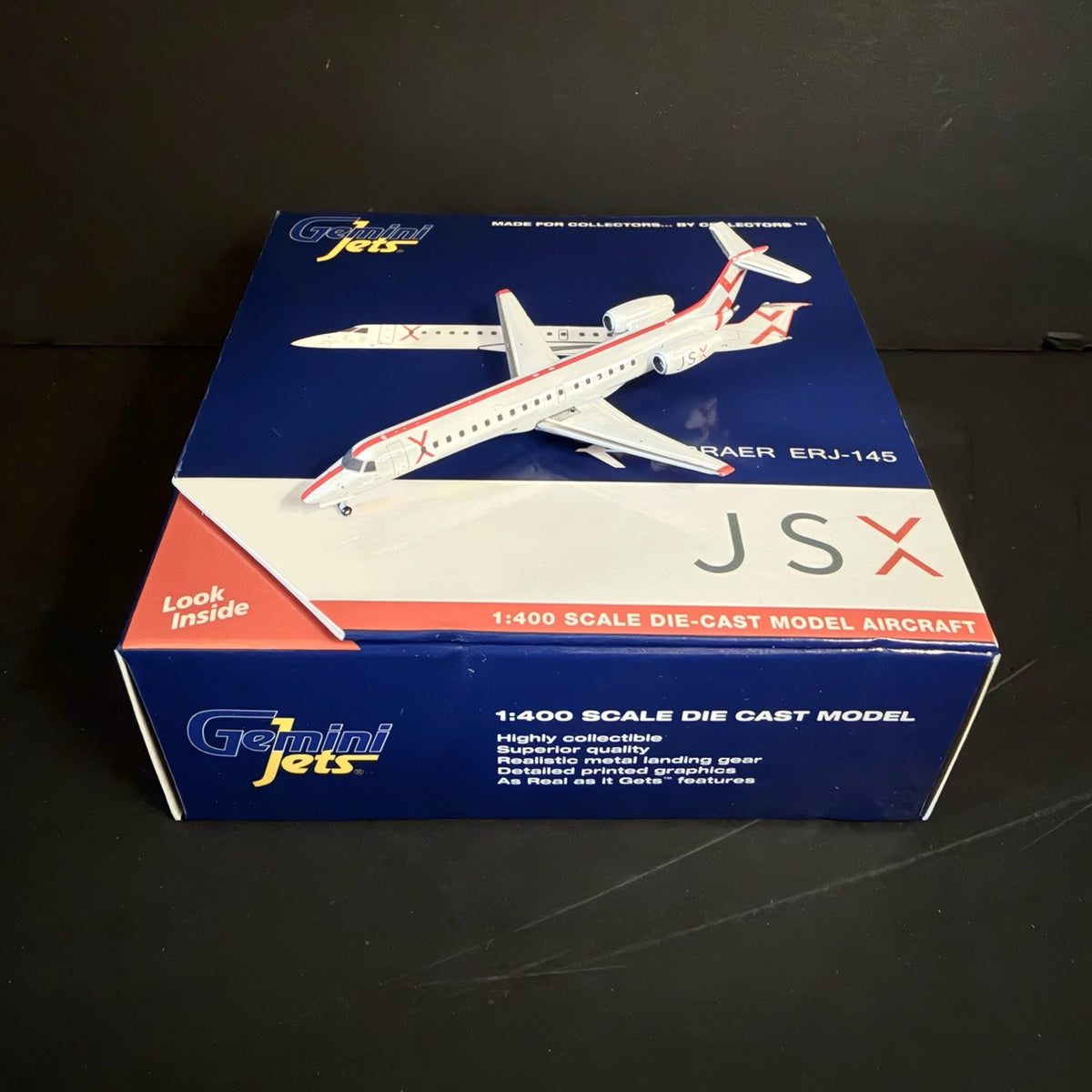GeminiJets 1:400 JSX Embraer ERJ-145 N241JX GJJSX2071 Scale Model JetSuiteX