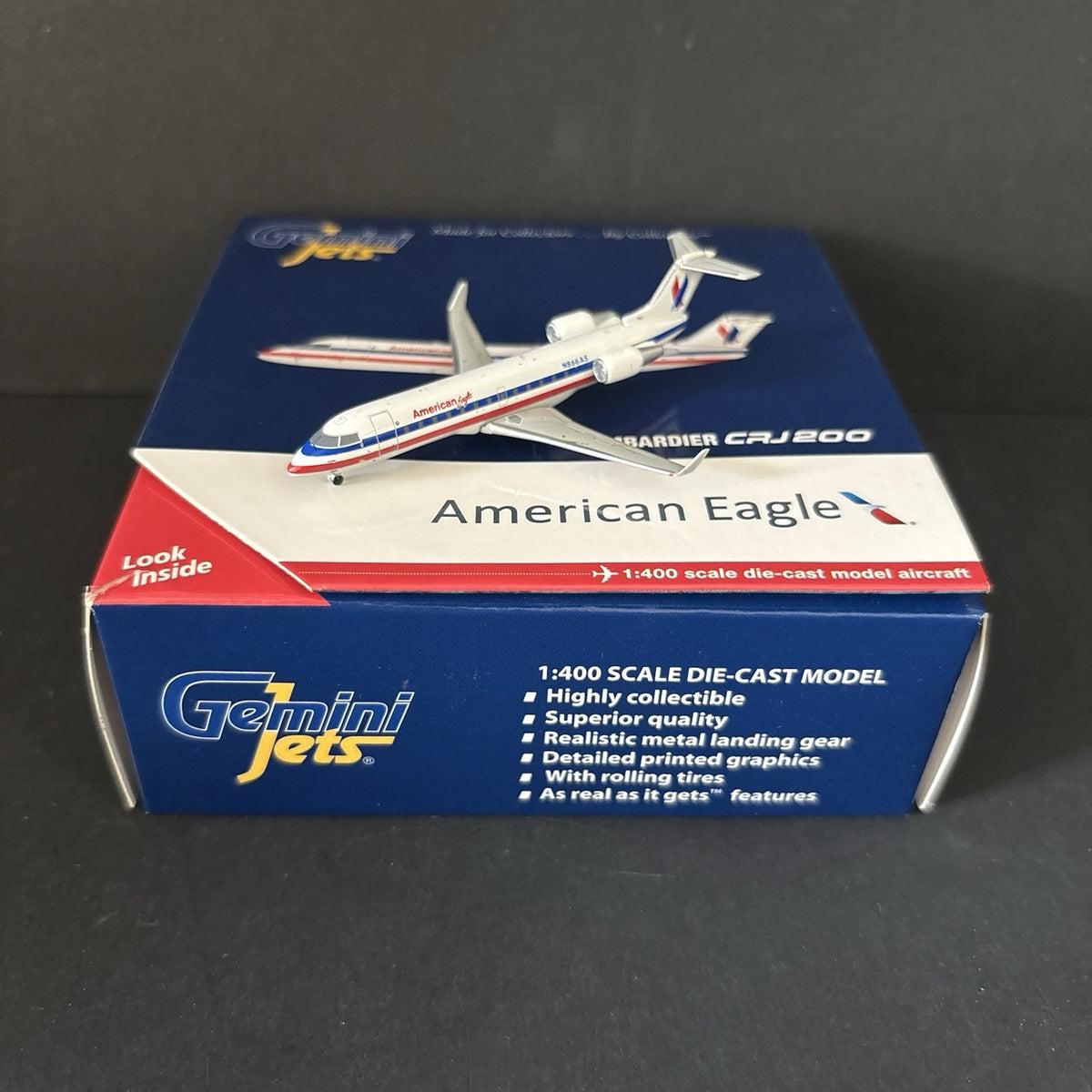 GeminiJets 1:400 American Eagle CRJ-200 N866AS GJAAL1272 Diecast Scale Model