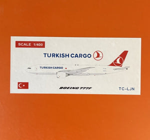 JC Wings 1:400 Turkish Cargo Boeing 777-200LRF TC-LJN EW477L001 Scale Model