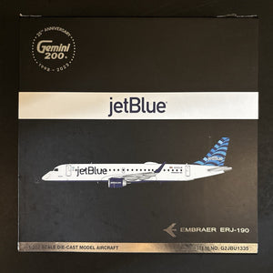 GeminiJets 1:200 JetBlue Embraer E190 N323JB G2JBU1335 Diecast Scale Model Plane