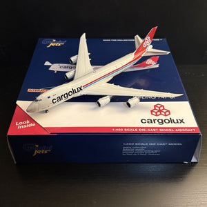 GeminiJets 1:400 Cargolux Boeing 747-8F LX-VCA GJCLX1896 Interactive Scale Model