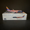 NG Models 1:400 Southwest Airlines Boeing 737-800 N500WR Freedom One Scale Model