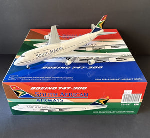 JC Wings 1:200 South African Airways Boeing 747-300 ZS-SAT JC2SAA0006 Model