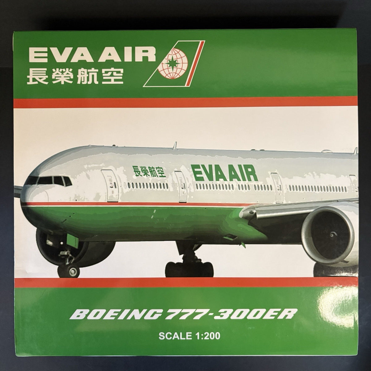 JC Wings 1:200 Eva Air Boeing 777-300ER B-16712 JC2EVA781 XX2781 Scale Model Old