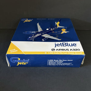 GeminiJets 1:400 JetBlue Airbus A320 Veterans N775JB GJJBU1546 Scale Model