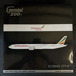GeminiJets 1:200 Ethiopian Airlines Boeing 777-9 ET-BBX G2ETH1324 Scale Model