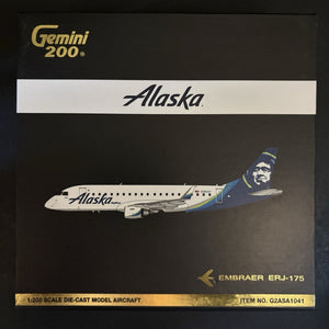 GeminiJets 1:200 Alaska Airlines Embraer ERJ-175 N186SY G2ASA1041 SkyWest Model