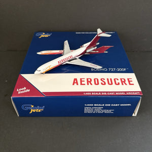 GeminiJets 1:400 Aerosucre Cargo Boeing 727-200F HK-5216 GJKRE1194 Scale Model