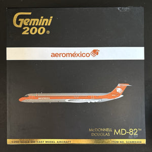 GeminiJets 1:200 Aeromexico McDonnell Douglas MD-82 N1003X G2AMX404 Scale Model
