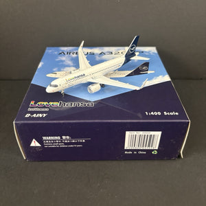 Phoenix Models 1:400 Lufthansa Airbus A320neo D-AINY PH04502 Lovehansa Airplane