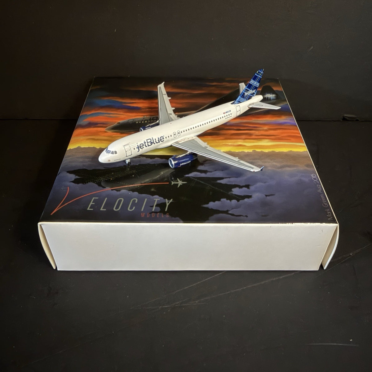 Velocity Models 1:400 JetBlue Airbus A320-200 N613JB Bahama Blue VM0005 Diecast