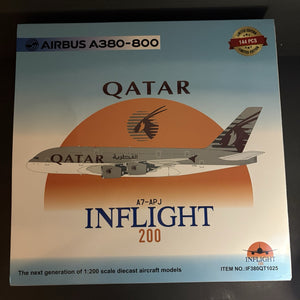 Inflight200 1:200 Qatar Airways Airbus A380 A7-APJ IF380QT1025 Scale Model Plane