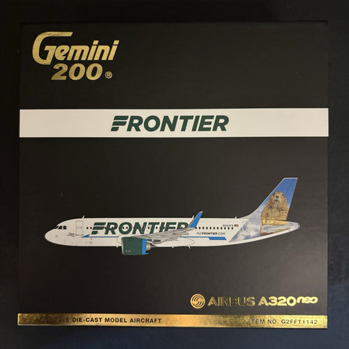 GeminiJets 1:200 Frontier Airbus A320neo Poppy The Prairie Dog N303FR G2FFT1142