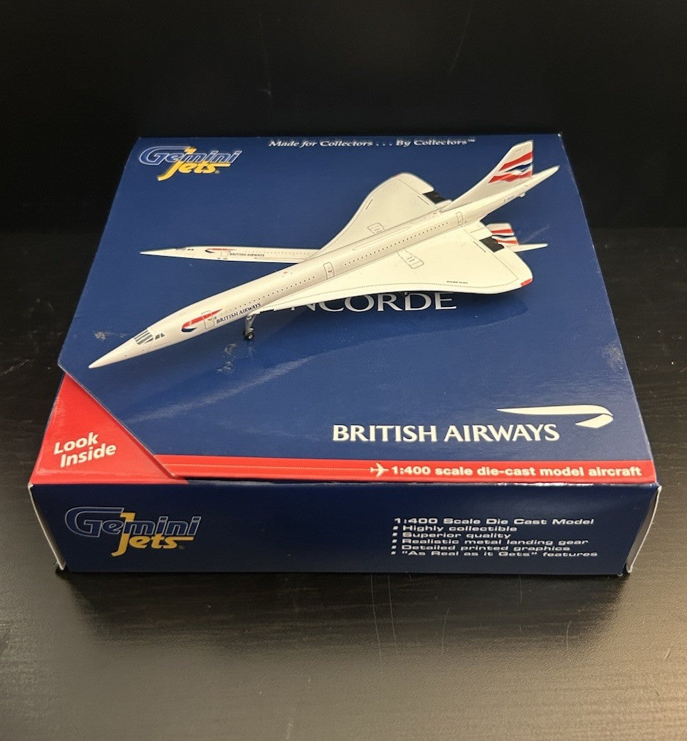 GeminiJets 1:400 1:400 British Airways Concorde G-BOAF GJBAW1667 Diecast Model
