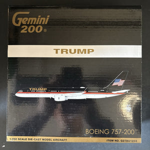 GeminiJets 1:200 Trump Boeing 757-200 N757AF G2TRU1203 Diecast Scale Model Plane