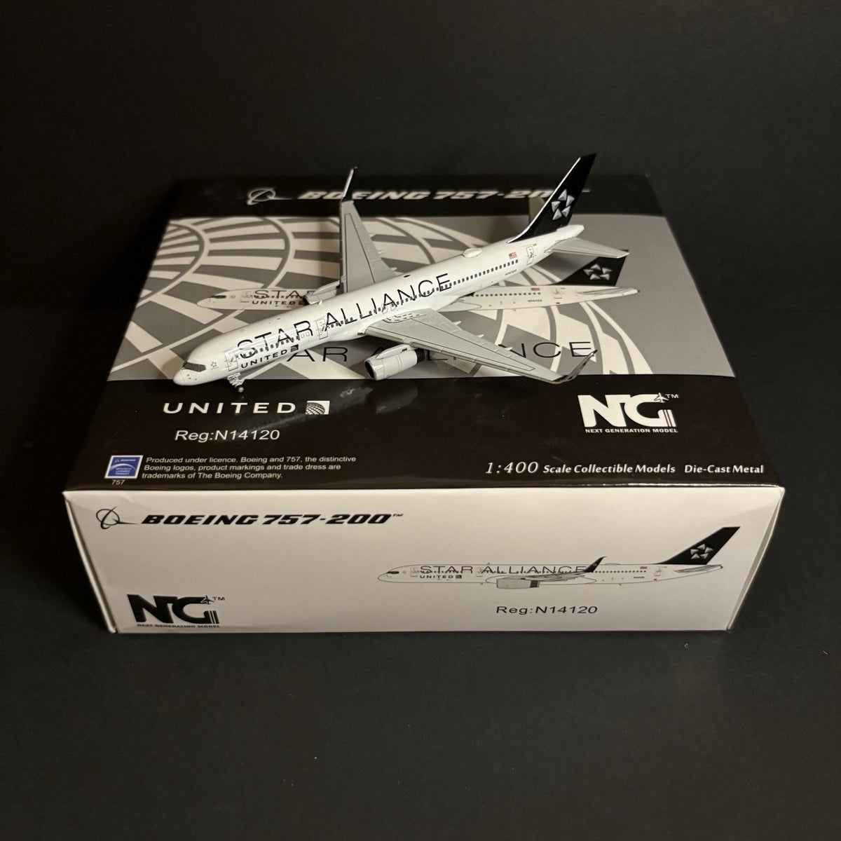 NG Models 1:400 United Airlines Boeing 757-200 Star Alliance N14120 53106 Scale