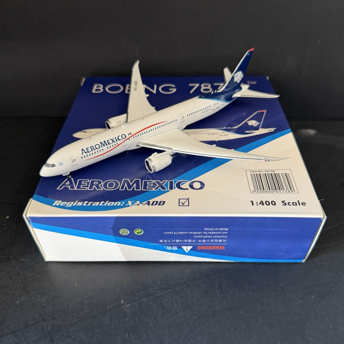 Phoenix Model 1:400 Aeromexico Boeing 787-8 Dreamliner XA-ADD 04138 Diecast