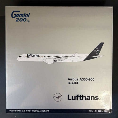 GeminiJets 1:200 Lufthansa Airbus A350-900 D-AIXP G2DLH1057 Scale Model Diecast