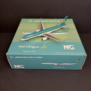 NG Models 1:400 Aer Lingus Boeing 757-200 EI-LBS 53060 Scale Model Airplane