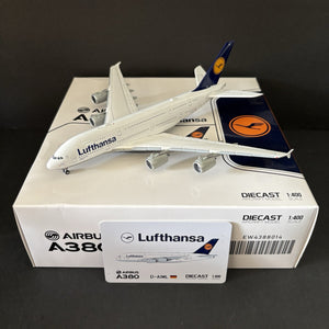 JC Wings 1:400 Lufthansa Airbus A380 D-AIML EW4388014 Diecast Scale Model Plane