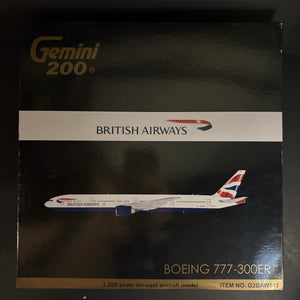 GeminiJets 1:200 British Airways Boeing 777-300ER G-STBG G2BAW541 Scale Model