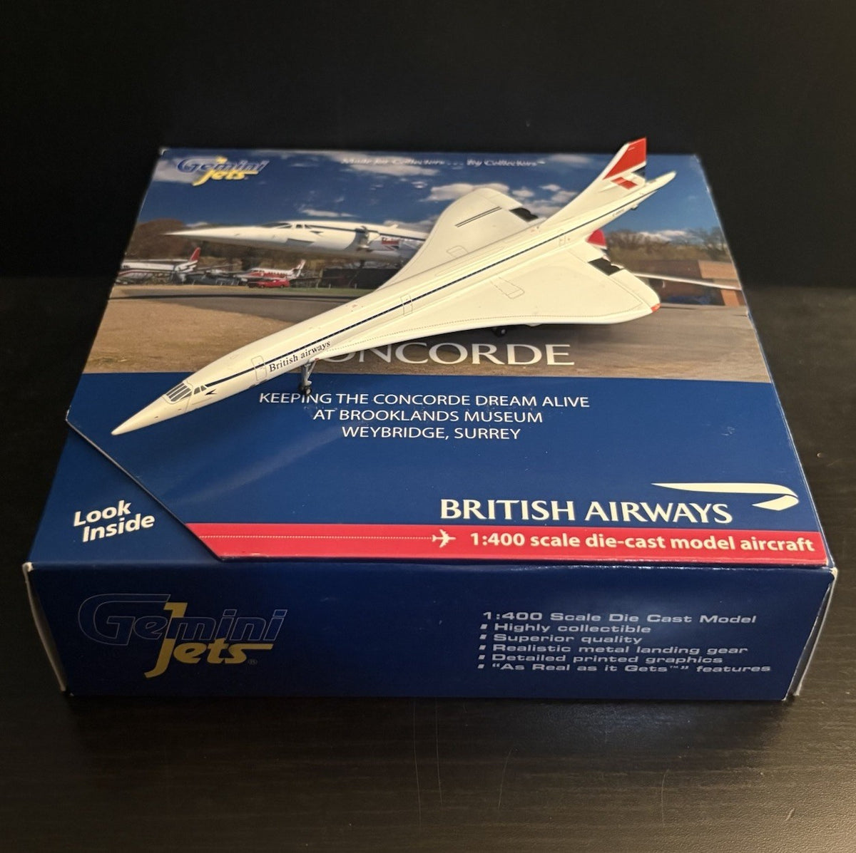 GeminiJets 1:400 British Airways Concorde G-BBDG GJBAW1289 Diecast Scale Model