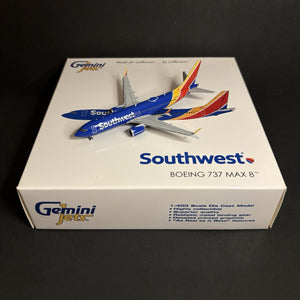 GeminiJets 1:400 Southwest Airlines Boeing 737 MAX 8 N8705Q GJSWA1676 Model