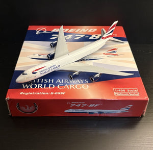Phoenix Model 1:400 British Airways World Cargo Boeing 747-8F G-GSSF Scale Plane