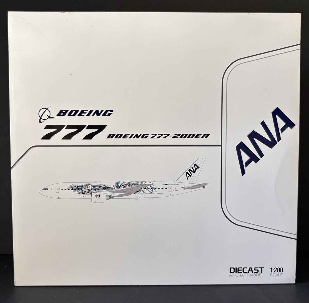 JC Wings 1:200 ANA Boeing 777-200ER JA745A SA2027 Demon Slayer Scale Model Plane